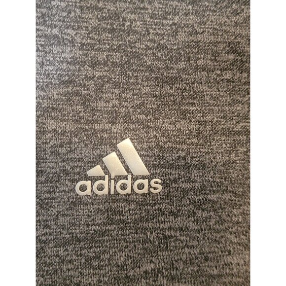 Adidas Pull Over Hooded Sweatshirt Size‎ Small Gray Missing Drawstring - Picture 4 of 6